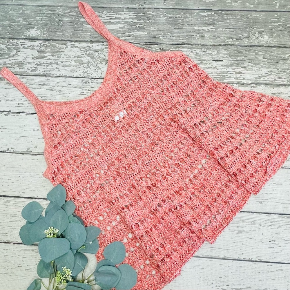 Inked & Faded Crochet Tank Top